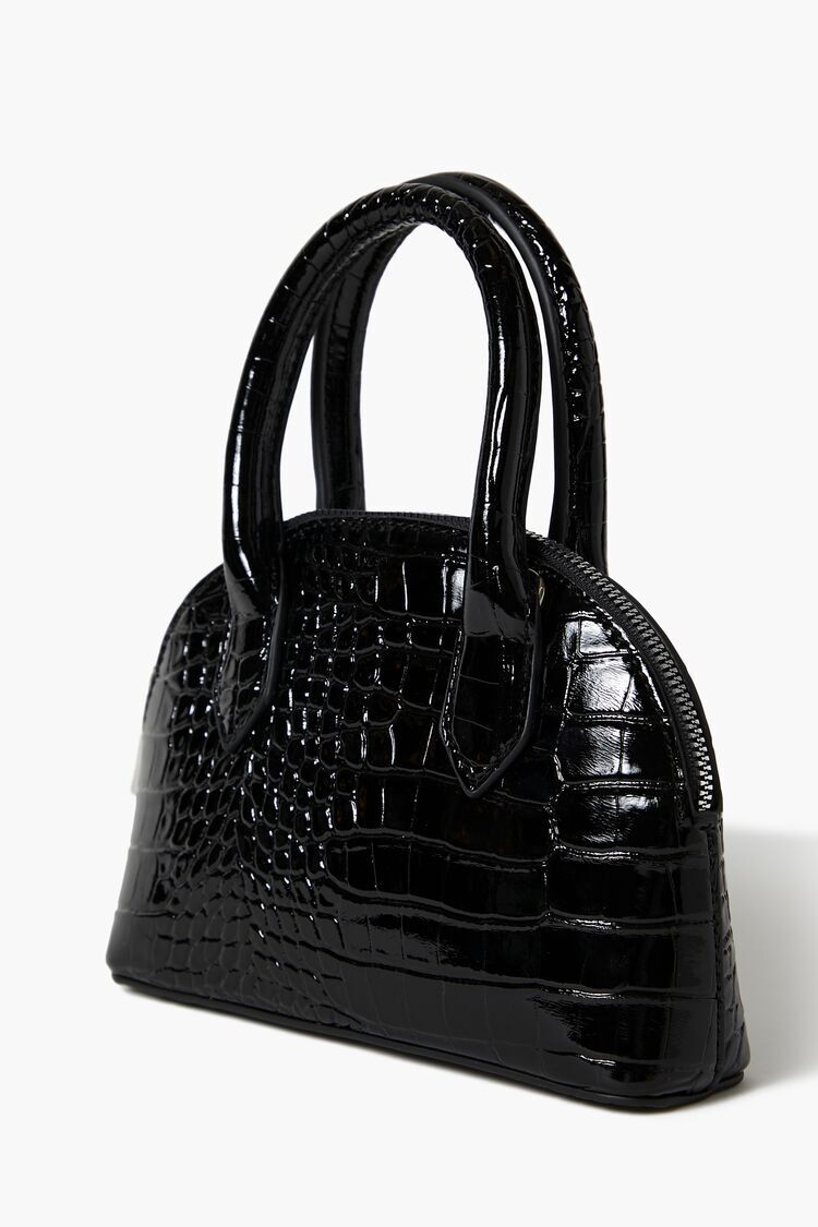 Women's Accessories - Polyurethane Trefoil Satchel Bag - Black | adidas Oman